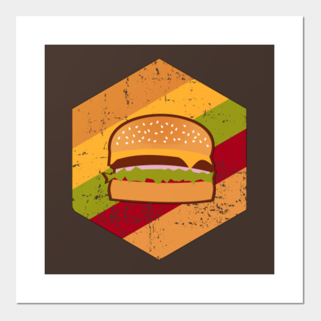 Vintage Retro Burger